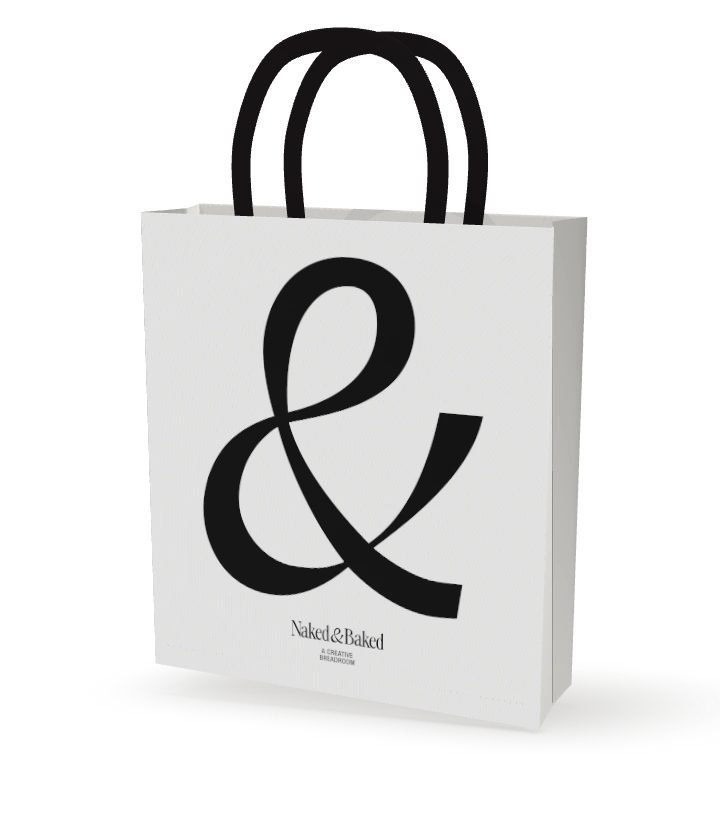Naked & Baked · Shopping Bag · Ampersand