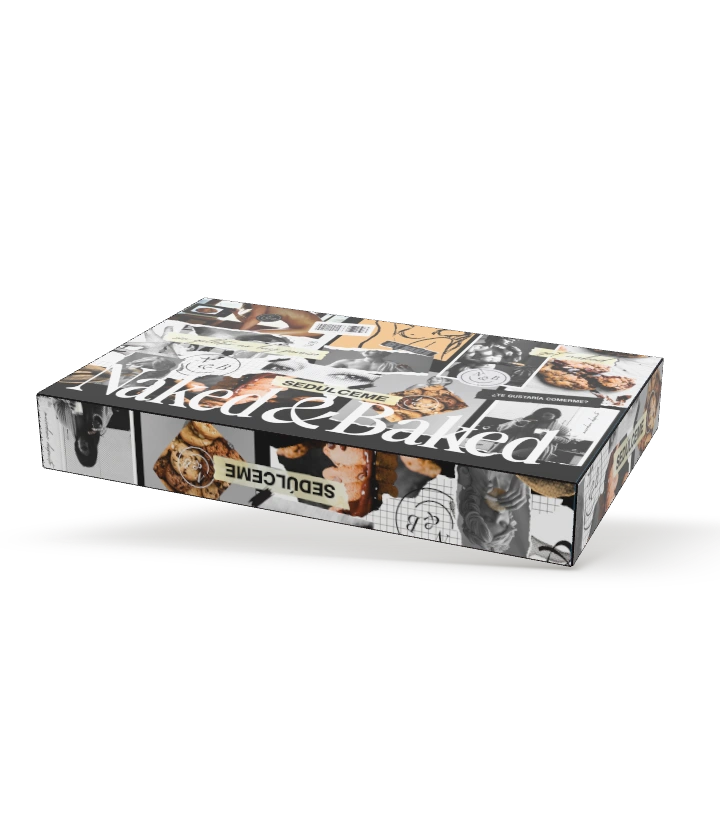 Naked & Baked · Cookie Collection · Caja collage