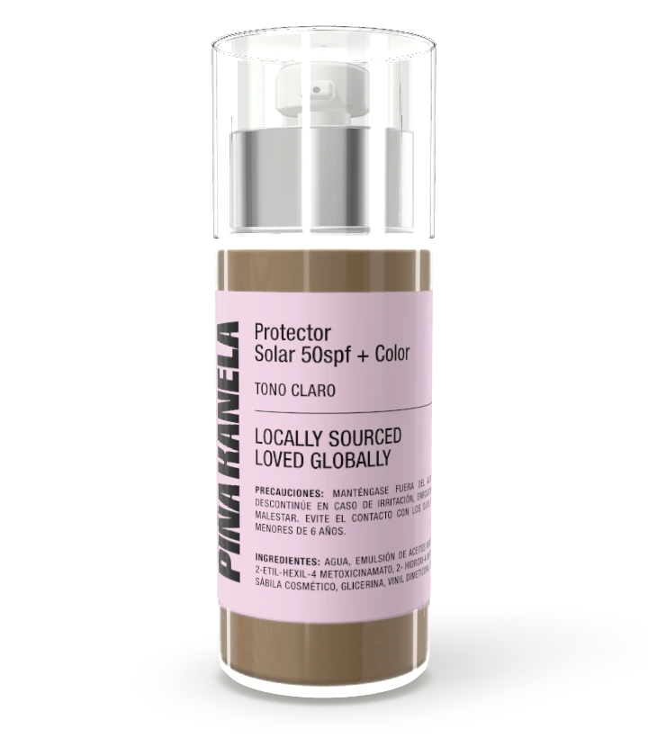 Piña Kanela · Protector con color · Claro · 50 ml
