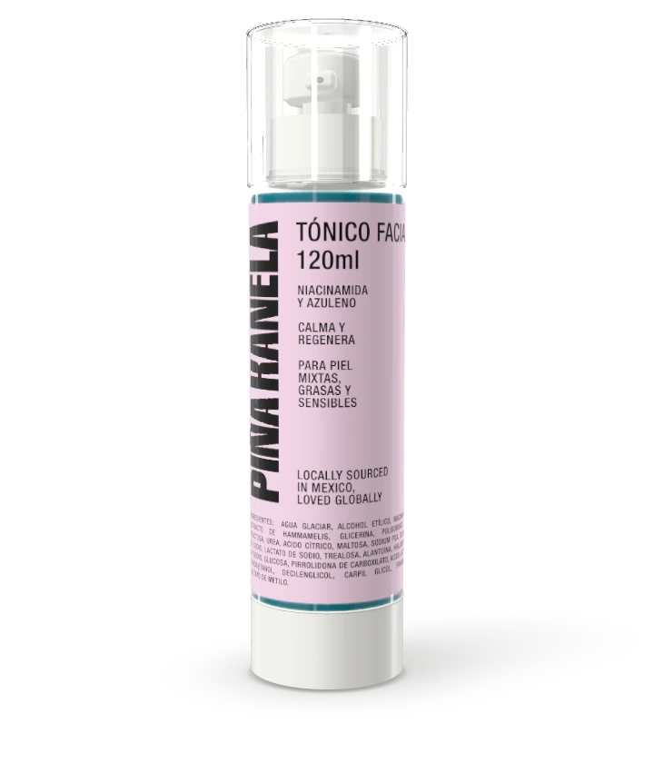Piña Kanela · Tónico de niacinamida y azuleno · 120 ml