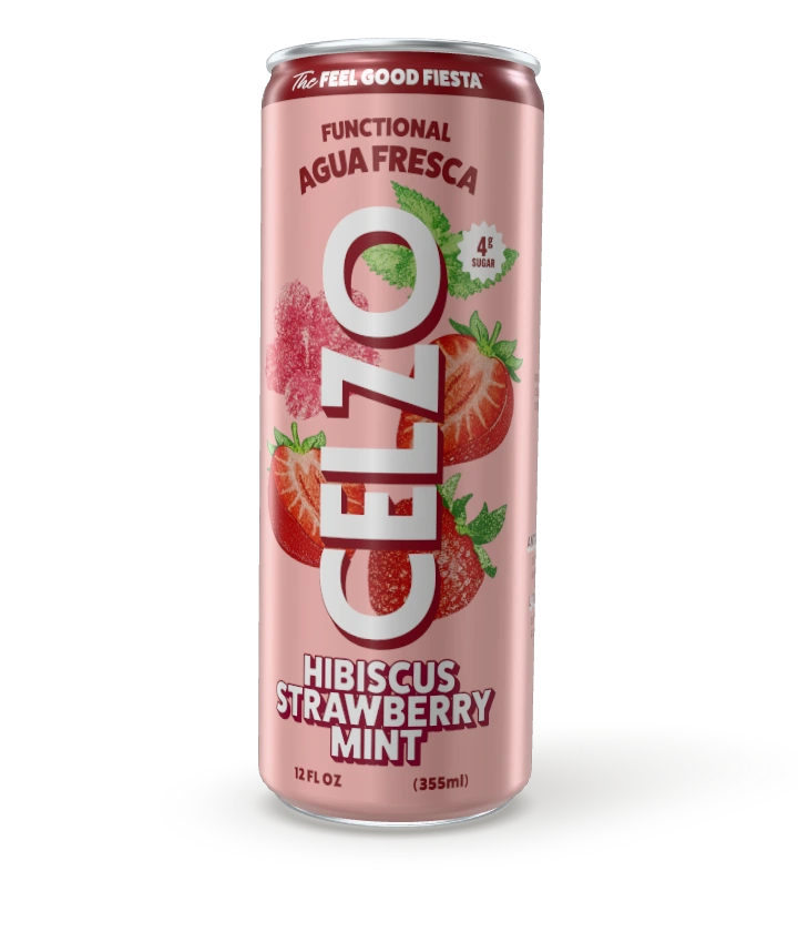 Celzo · Hibiscus · Strawberry · Mint